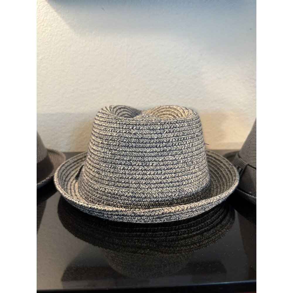 Country Gentleman Traveler Fedora Hat Paper Straw CG011 Medium Paper Blend - Picture 1 of 6